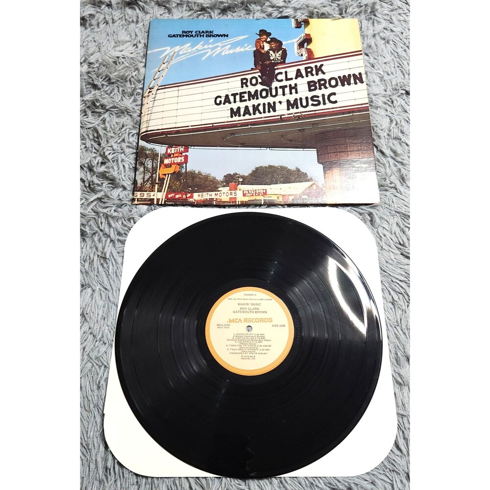 Roy Clark And Gatemouth Brown – Makin' Music - 1979‎ Vinyl Record - MCA-3161